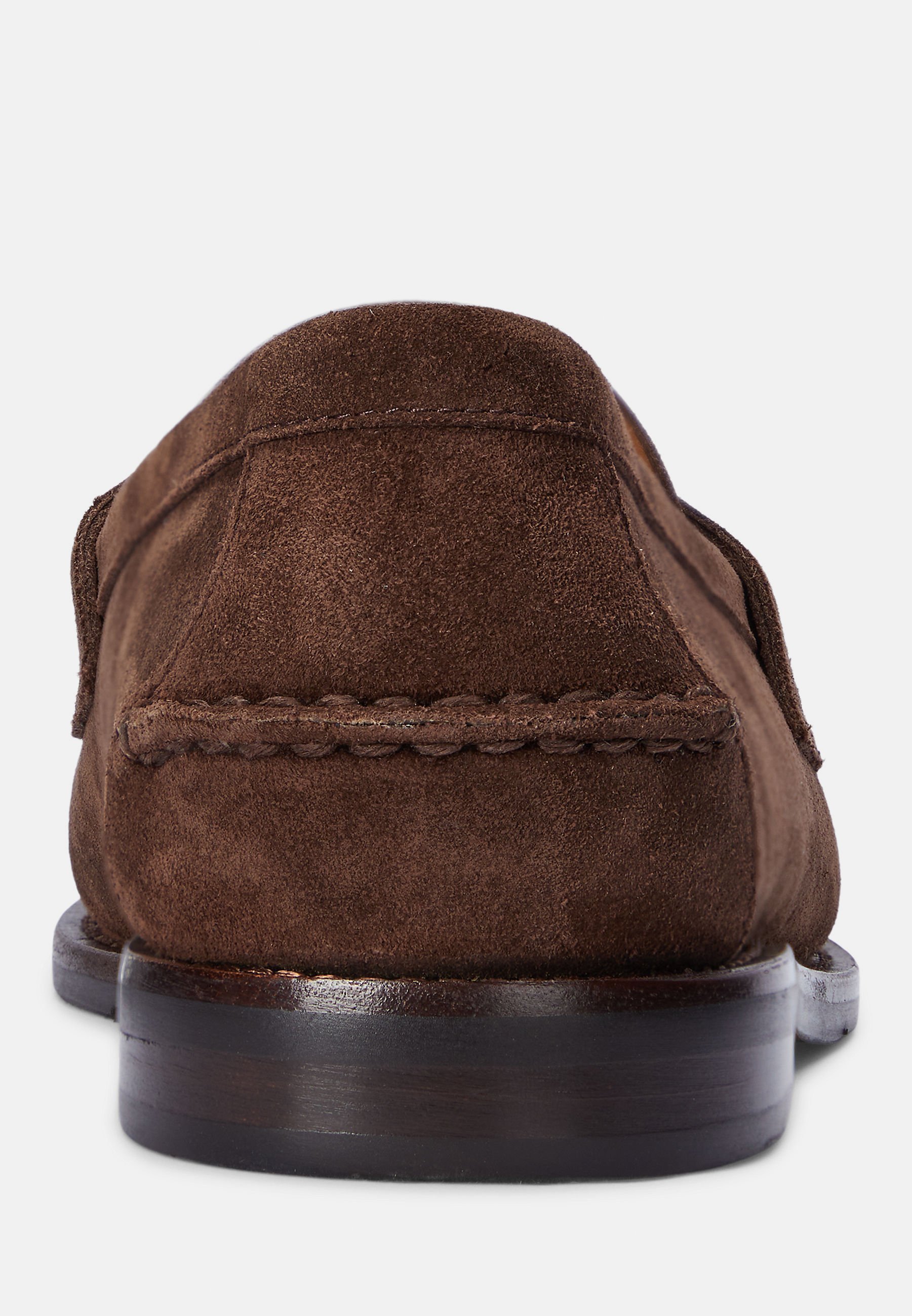Polo Ralph Lauren ALSTON SUEDE PENNY LOAFER - Instappers - donkerbruin