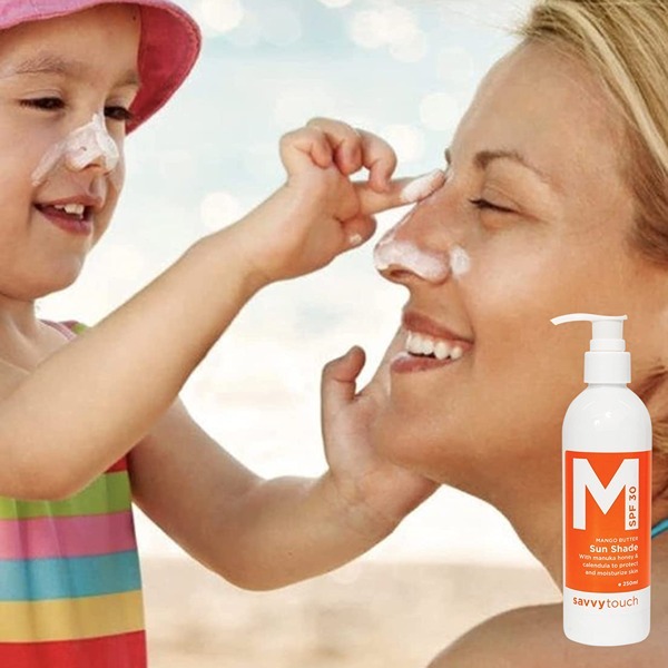 Savvy Touch Natürlicher Sonnenschutz mit Mangobutter LSF 30 250 ml