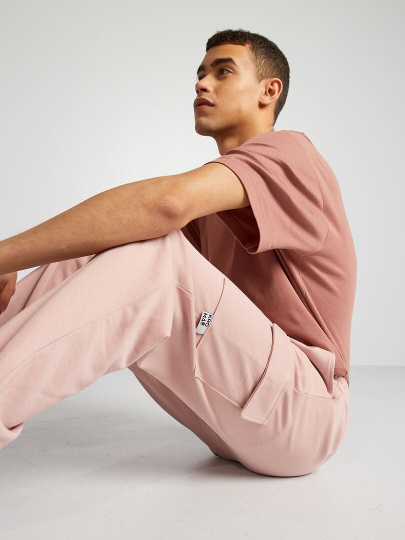 Pantalones deportivos con múltiples bolsillos - MORADO