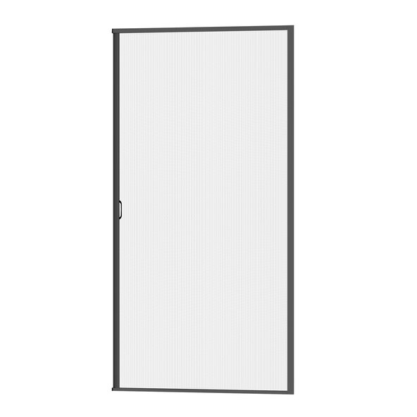 Alu-Plisseetür Professional, 125 x 220 cm, ανθρακί