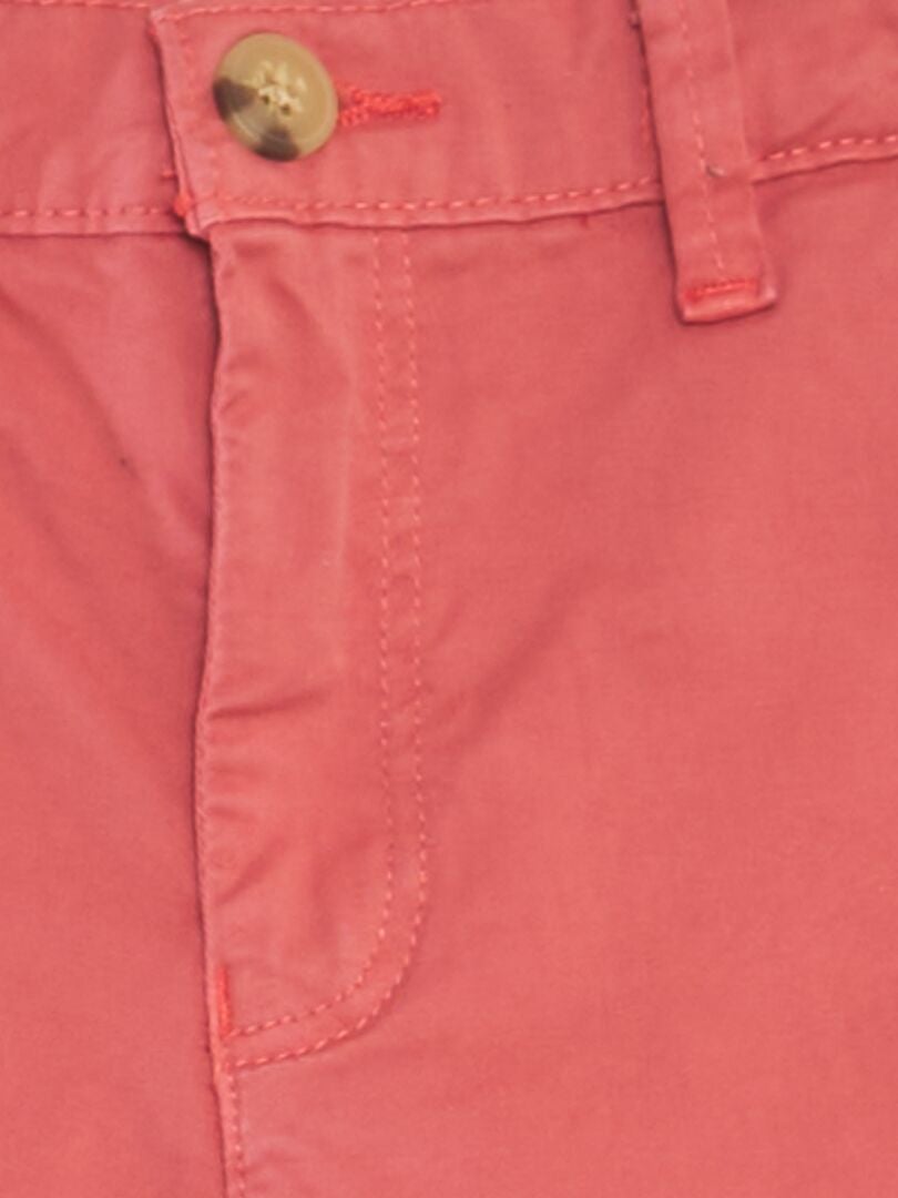 Pantalones cortos chinos - NARANJA