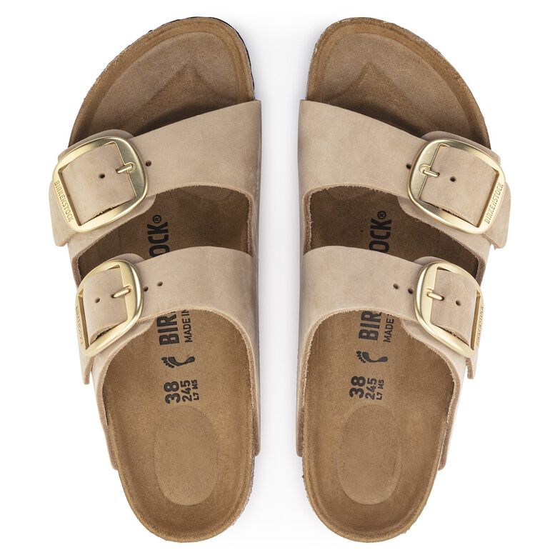 Arizona Big Buckle Pelle Nubuck - Sandcastle Sandcastle