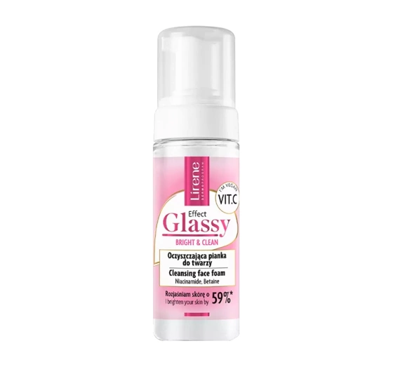 Lirene Effect Glassy pianka oczyszczająca do twarzy 150 ml