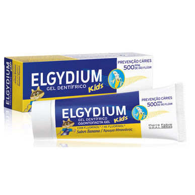 Elgydium Kids Banana -hammastahnageeli 2-6-vuotiaille 50 ml 50 ml