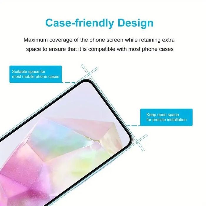 Lot de 2 Verre Trempé pour SAMSUNG GALAXY A36 5G + 2 Protection Objectif Caméra Arrière en Verre Trempé Ultra HD Anti-Rayures 9H