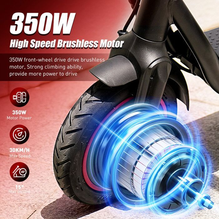 Patinete eléctrico plegable AGILERIDE AS-B2 de 8,5