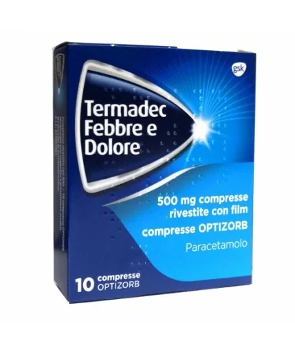 IODOSAN Termadec Febre e dor 500 mg 10 comprimidos