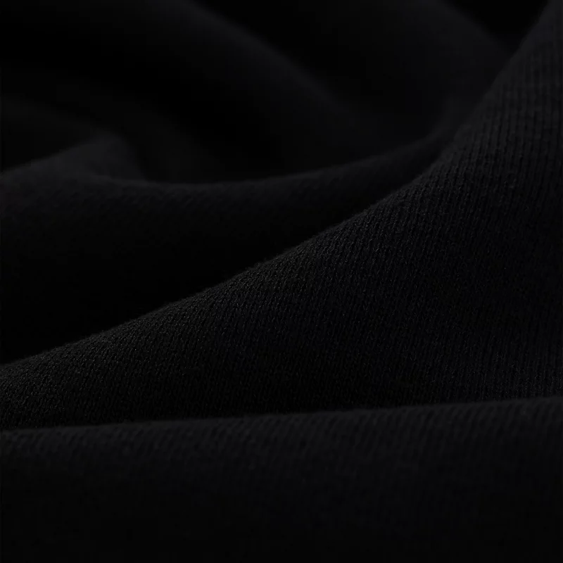 Herren-Sweatshirt mit Rundhalsausschnitt, hergestellt in den USA, Farbe: Schwarz