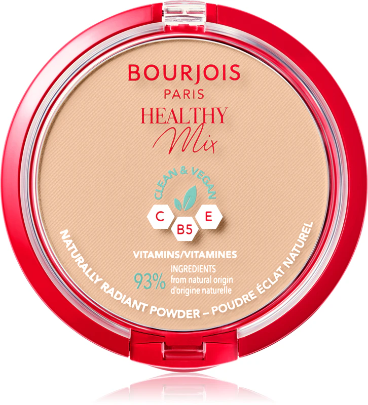 Bourjois Healthy Mix matterend poeder dat de huid een stralende look geeft.