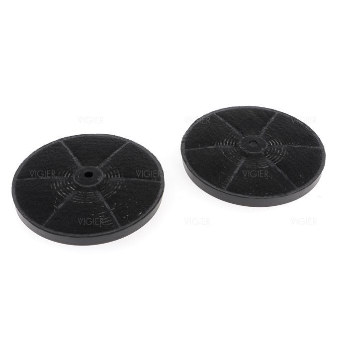 Filtre à charbon pour hotte AIRLUX CR720 - Lot de 2 - Noir