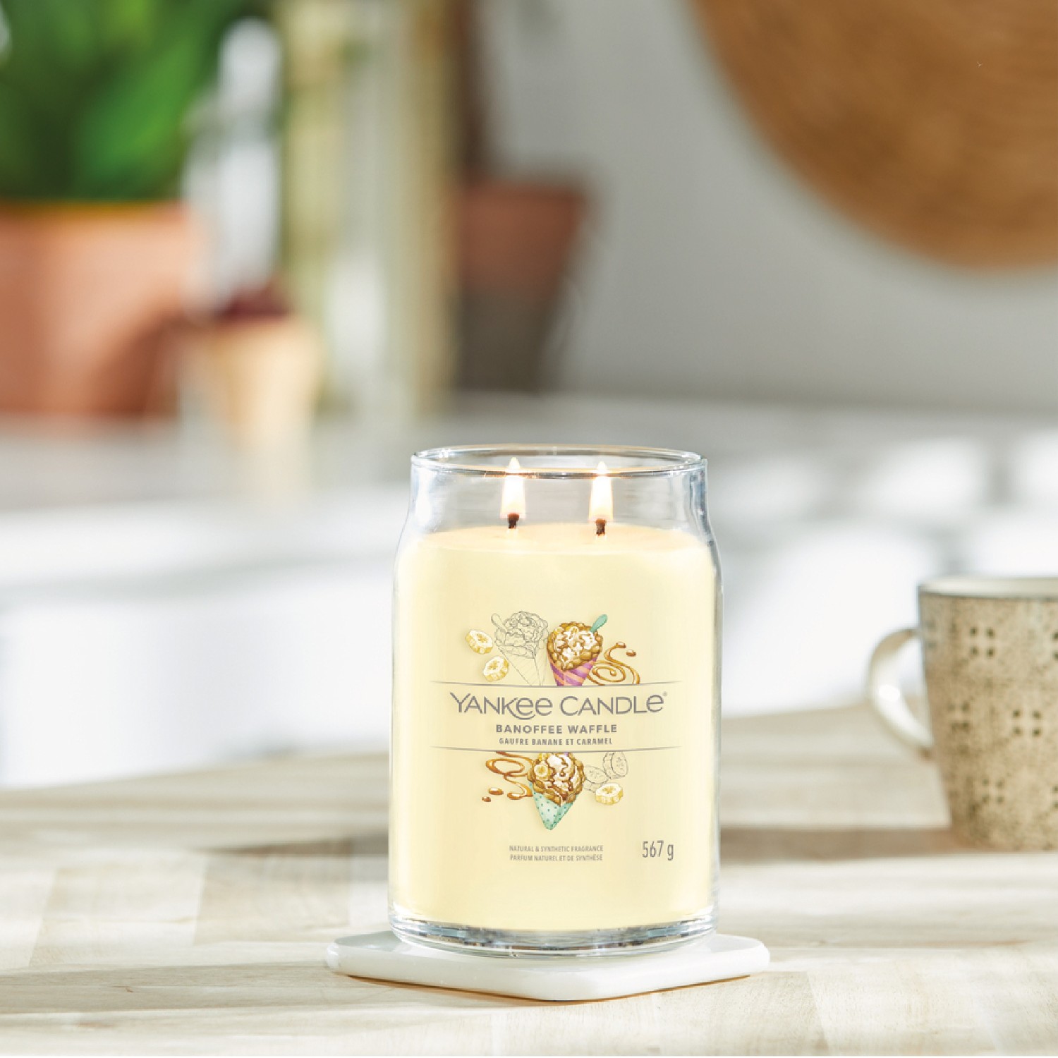 YANKEE CANDLE BANOFFEE WAFFLE