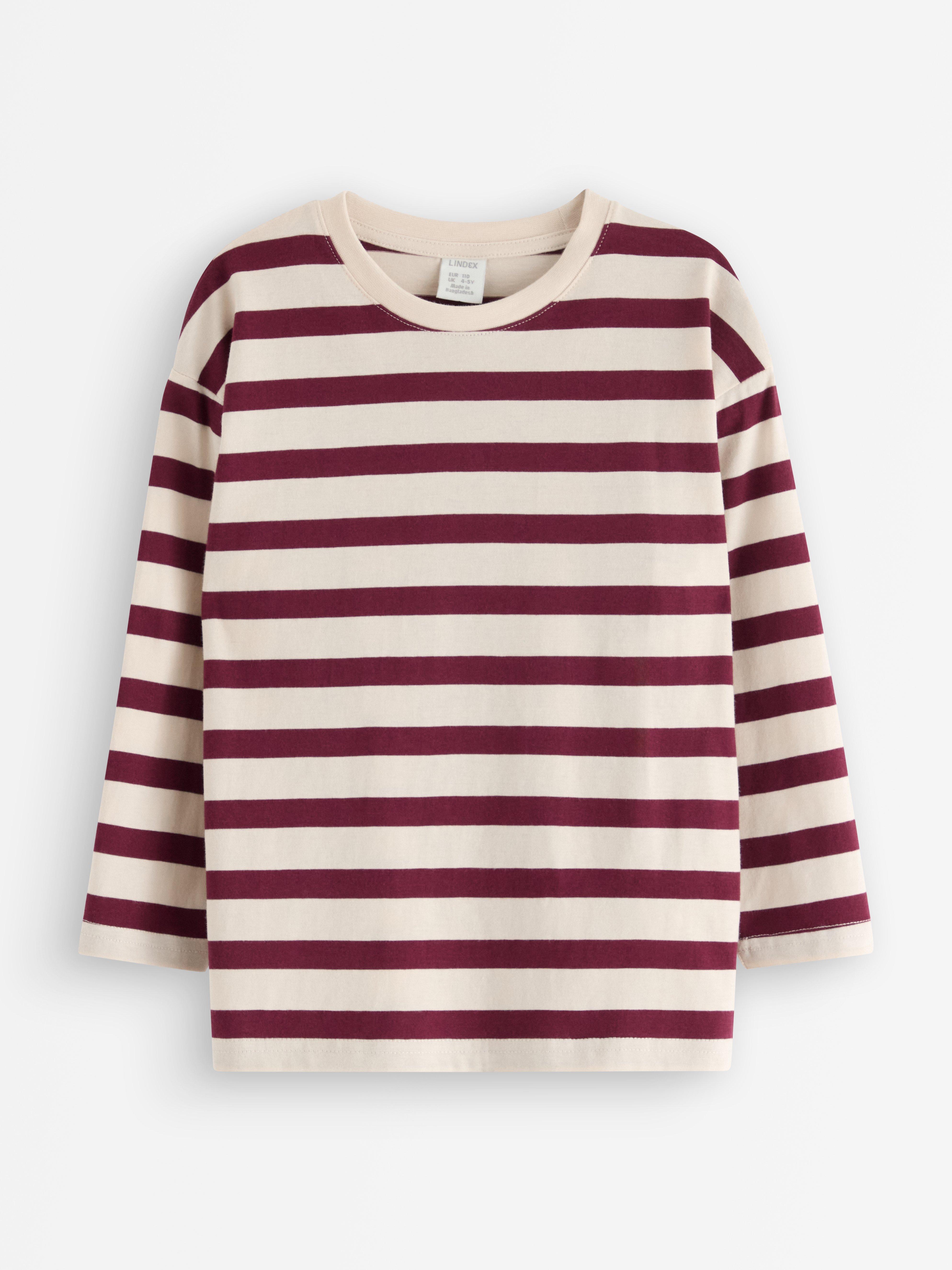 Långärmad topp Dk dusty red