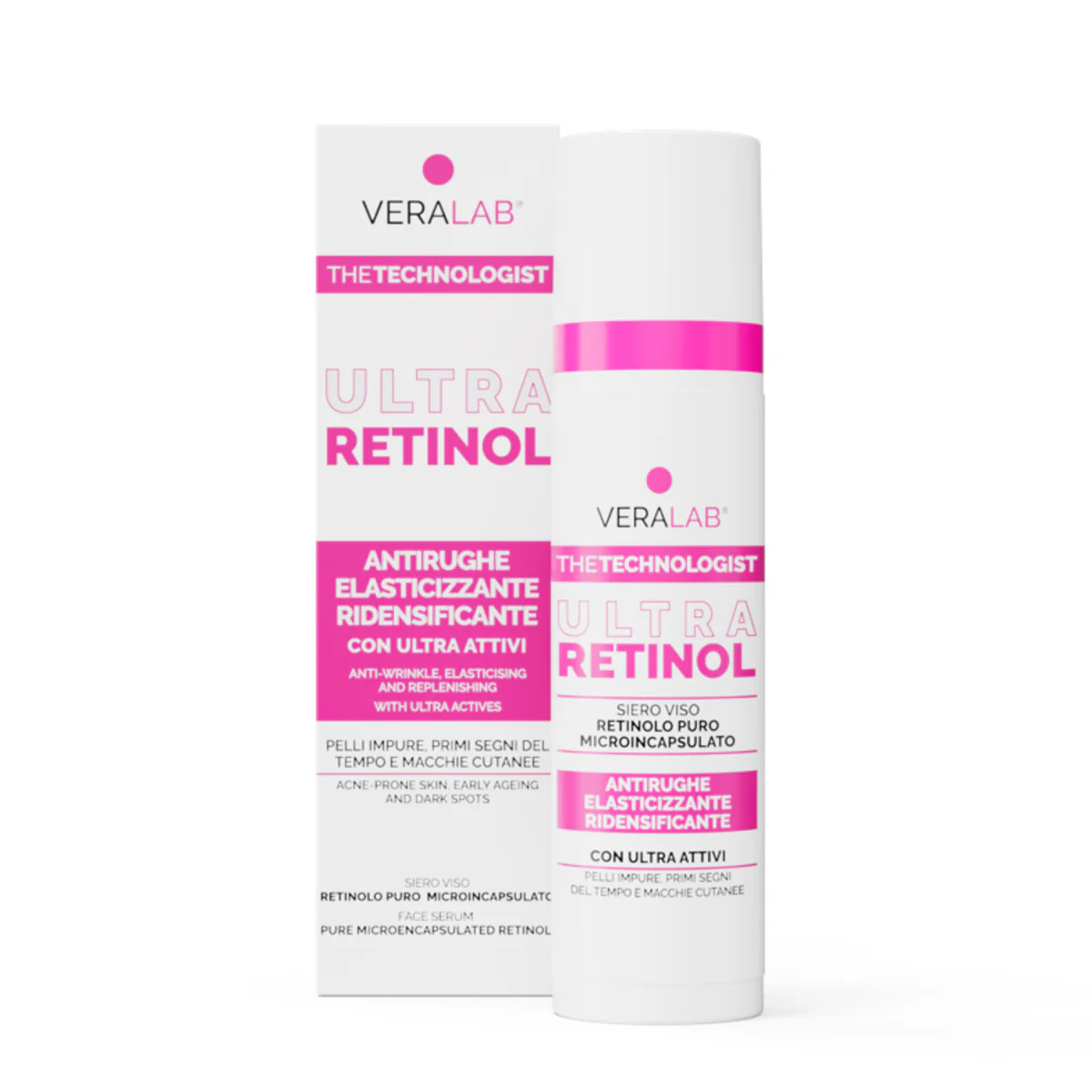 Sieri Viso Ultra Retinol - Siero viso antimacchie, Siero viso antirughe, Siero viso antimperfezioni, Siero viso lifting