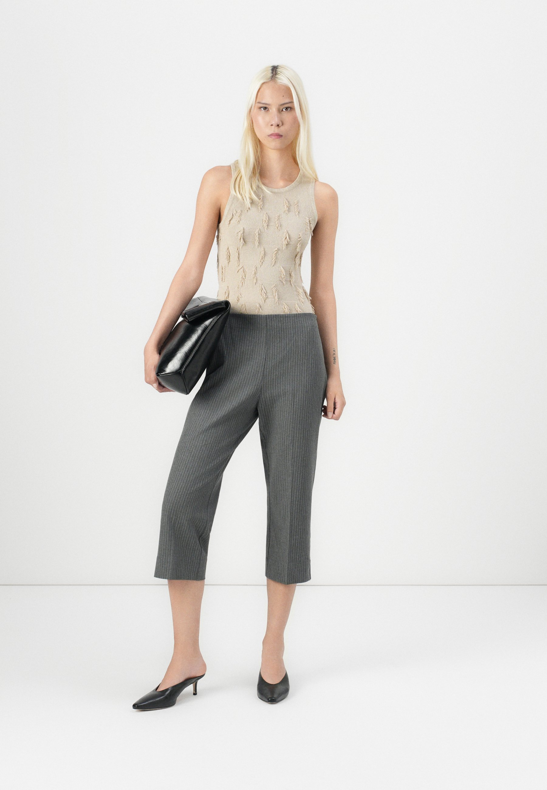 Samsøe Samsøe CORLA TROUSER - Pantalon classique - dark gold gray