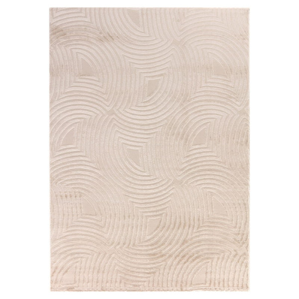Dywan nowoczesny 3D Sahara Geometria beżowy 80 cm x 150 cm