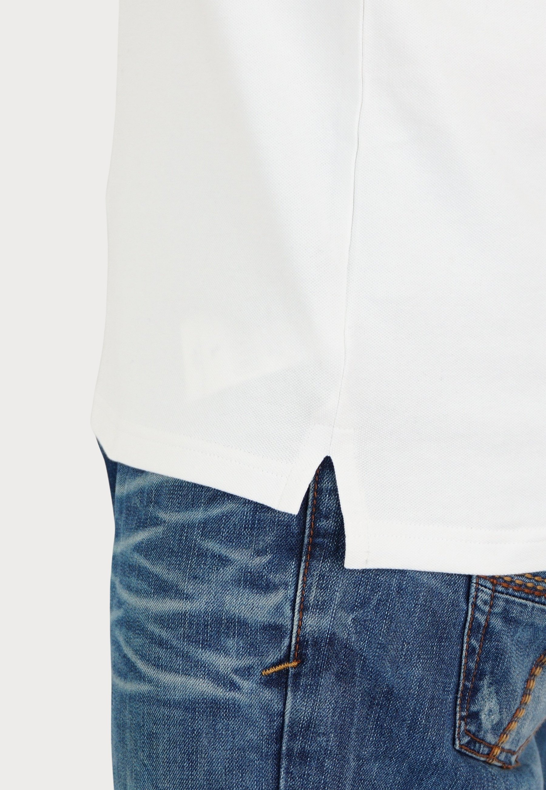 Amerikaanse Polo Assn. BASIC KURZARM - Poloshirt - weiss