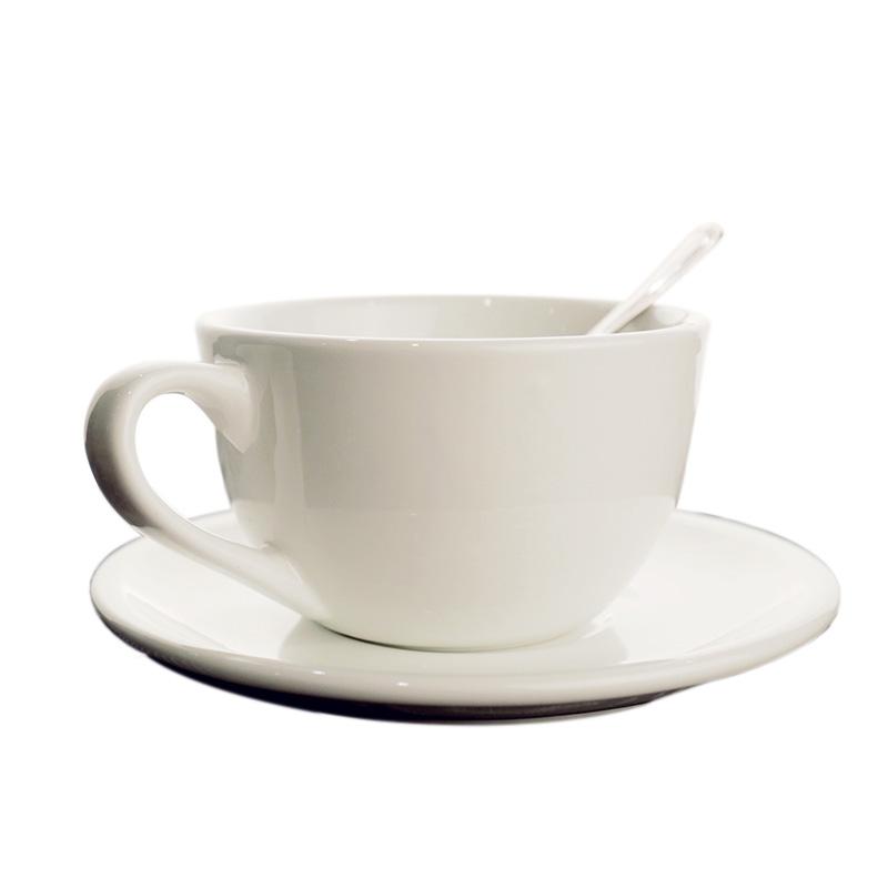 Luxuriöse Keramik-Teetasse mit Untertasse, wiederverwendbare kleine Papierbecher mit Deckel, Wave-Design, Tasse A Cafe Ceramicé Becher OO50BD