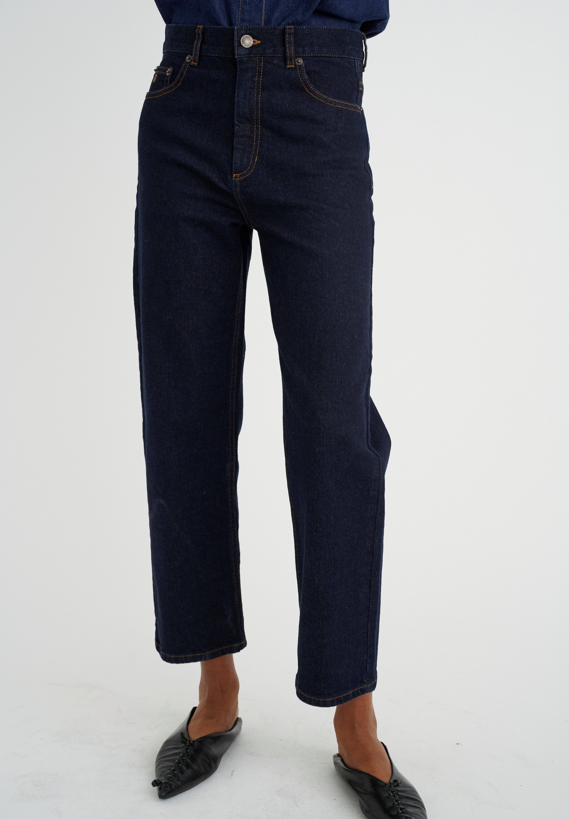 InWear KATELINIW JANICE - Rechte jeans - blauwe denim