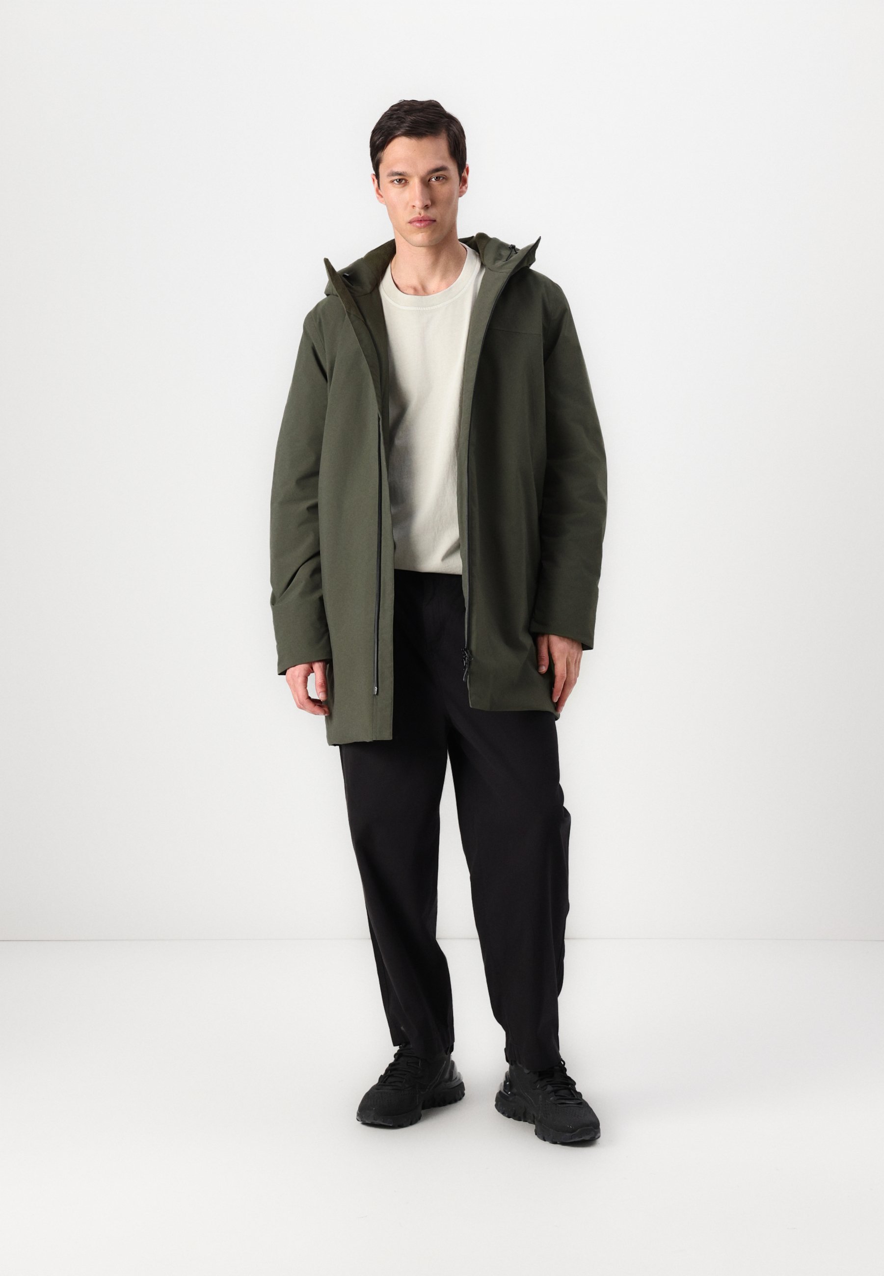 Samsøe Samsøe CLAUS JACKET - Giacca impermeabile - notte nella foresta