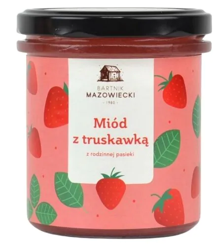 Bartnik Mazowiecki Miód z truskawką