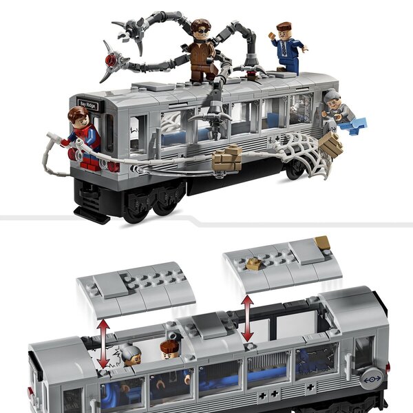 LEGO Marvel 76321 Homem-Aranha Vs. Doutor Octopus Metroscène