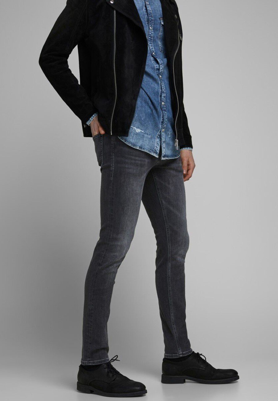 Jack & Jones JJIGLENN JORIGINAL - Relaxed fit jeans - zwarte denim