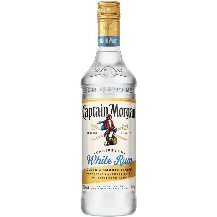 Captain Morgan - White Rum - 37.5% Vol. - 70cl