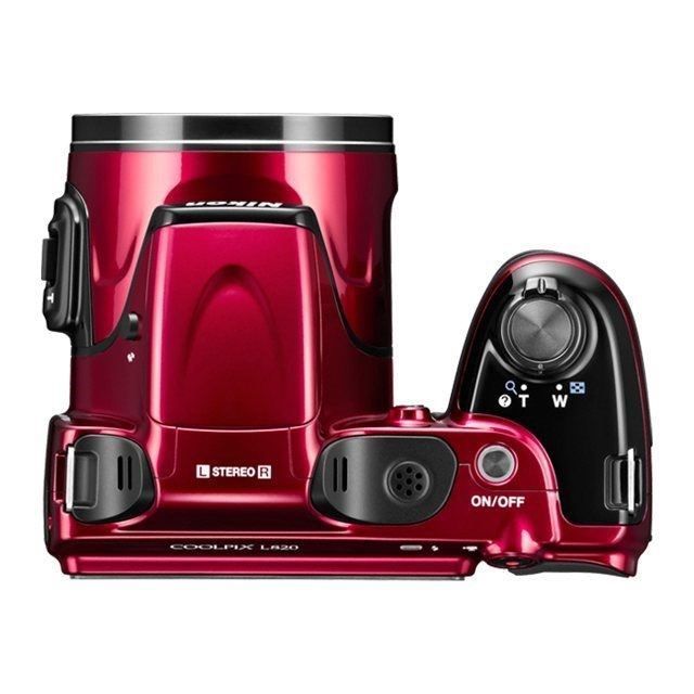 NIKON L820 Bridge Red - CMOS 16MP 30x Zoom