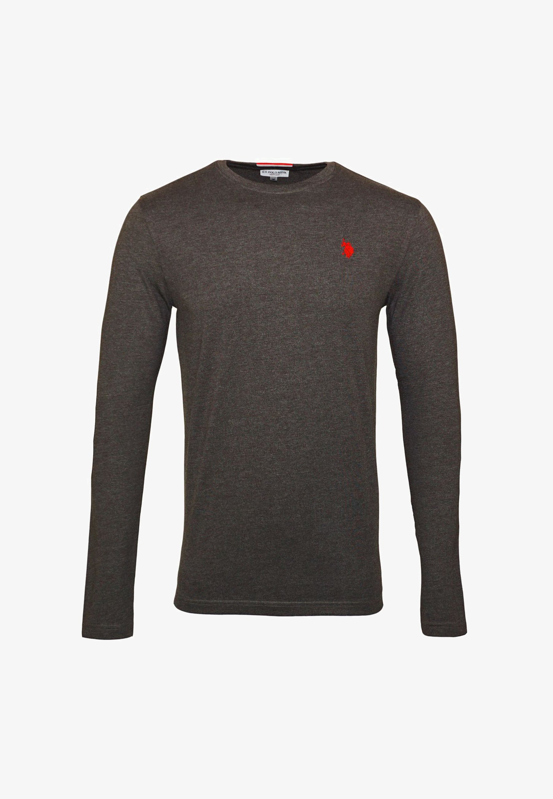 Polo americano Assn. LONGSLEEVE MIT RUNDHALSAUSSCHNITT R-NECK - Maglia a maniche lunghe - anthrazit