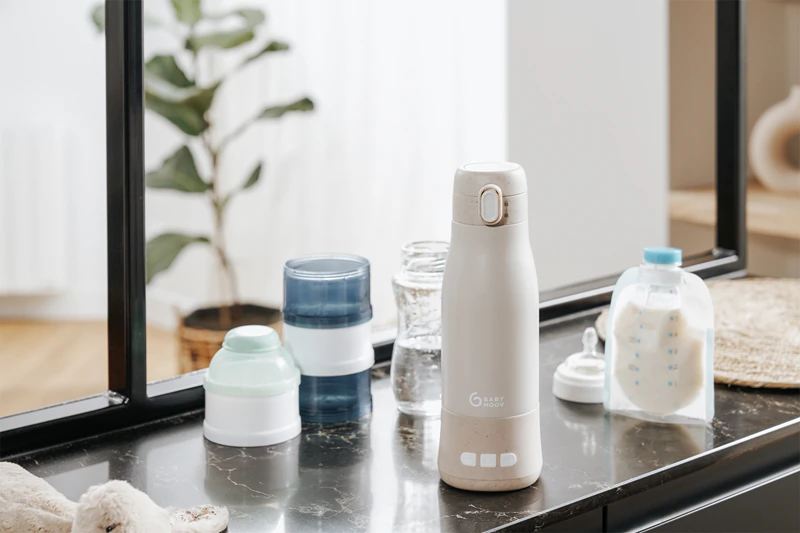 Aquecedores de mamadeira Babymoov Moov & Feed Mineral Bege