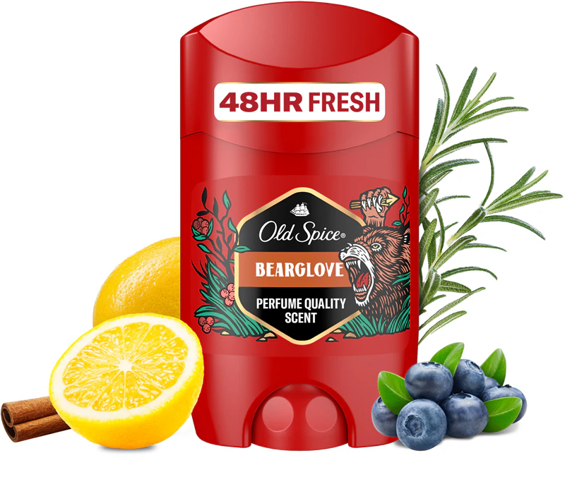 Desodorante em bastão Old Spice Bearglove para homens