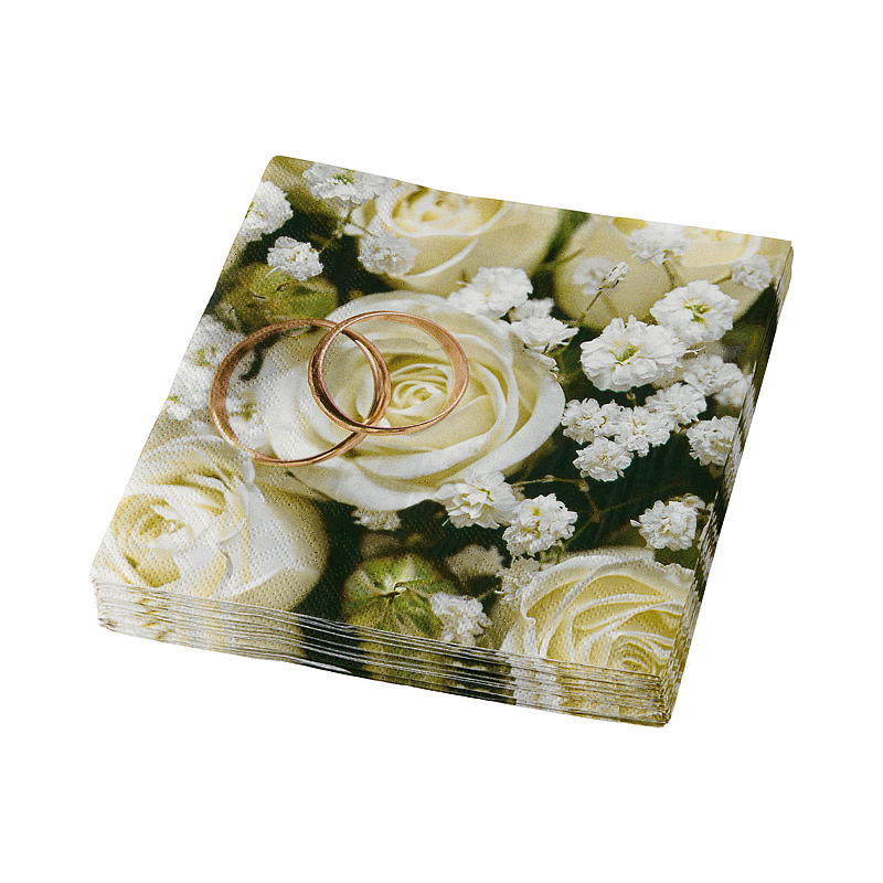 Serviettes Vie Eco, paquet de 20, 33 x 33 cm, Printemps