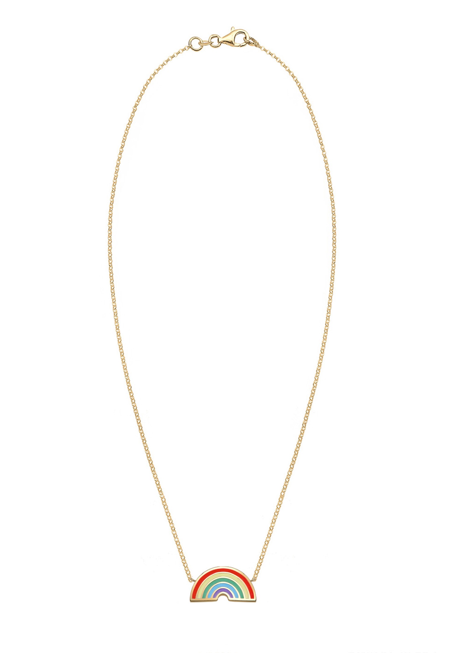 Elli Femme Arc-en-Ciel Émail - (925/1000) Argent