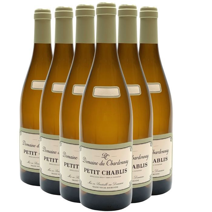 Domaine du Chardonnay Petit Chablis 2023 - Witte Bourgognewijn (6x75cl)