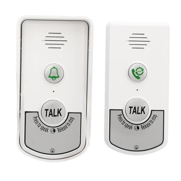Campanello interattivo wireless - SALUTUYA - 1000m - Alimentazione wireless - ABS - IP54