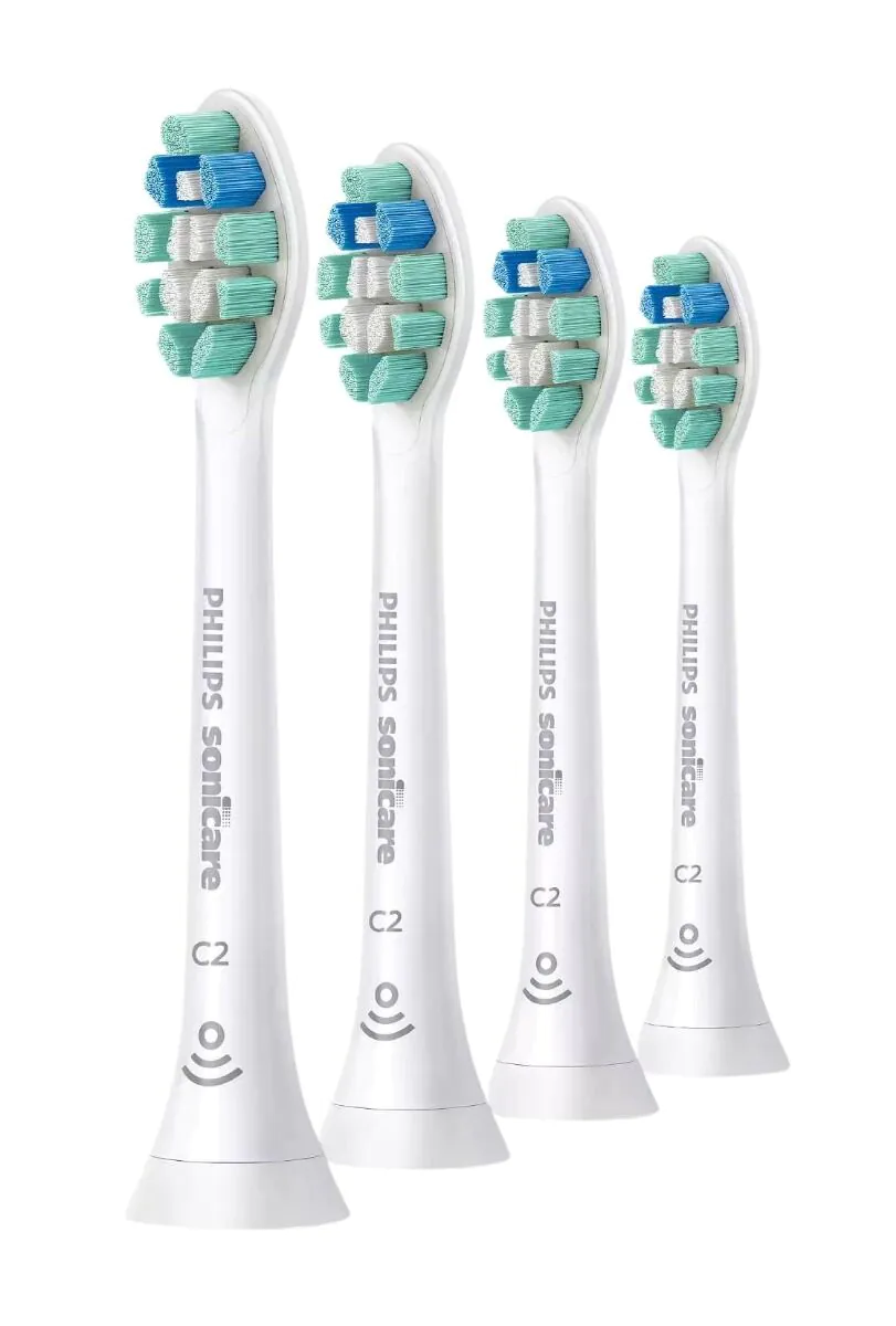 Philips Sonicare C2 Optimal Plaque Defence HX9024/10 Końcówki białe, 4 szt.