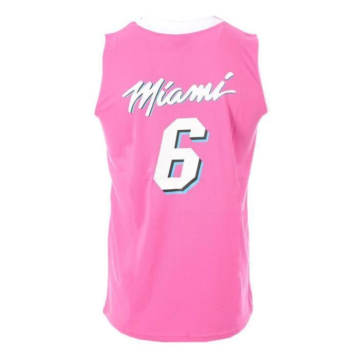 Maillot de basket - SPORT ZONE - MIAMI - Rose - Homme - 100% polyester