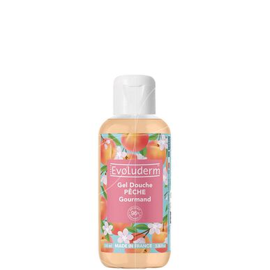 Evoluderm fersken fuktighetsgivende dusjsåpe 100 ml 100 ml