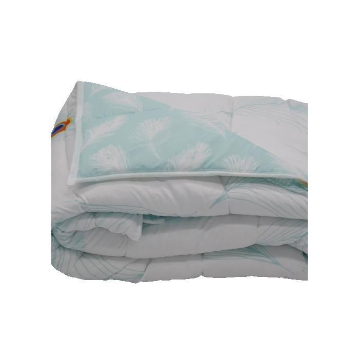 Edredón - MORTREUX - Plumas de pavo real - 220 x 240 cm - Ligero, especial de verano - Relleno de microfibra de 200 g/m²