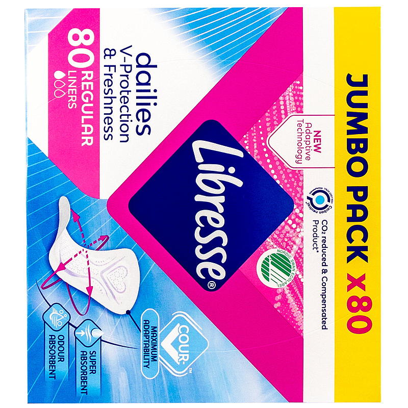 Libresse 80er-Pack Slipeinlagen Normal
