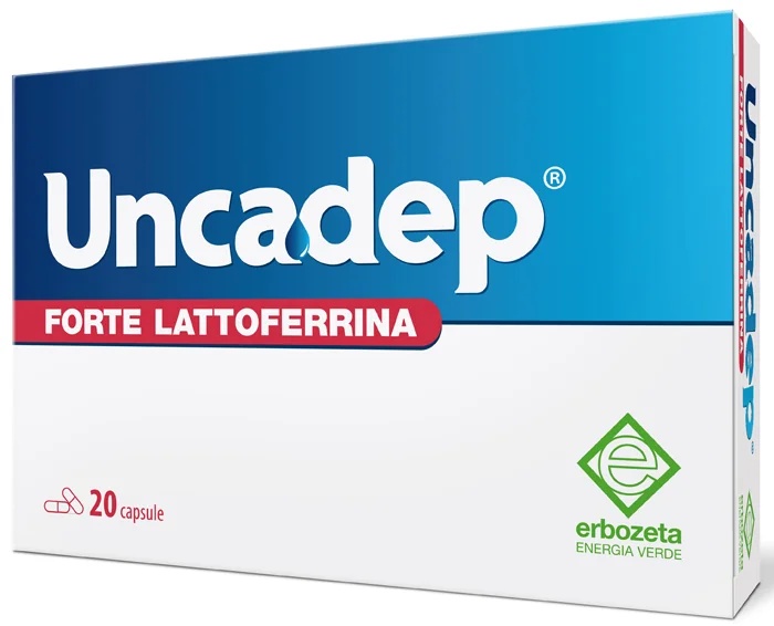 ERBOZETA Erbozeta Uncadep Forte Lactoferrine 20 capsules Ondersteuning van het immuunsysteem