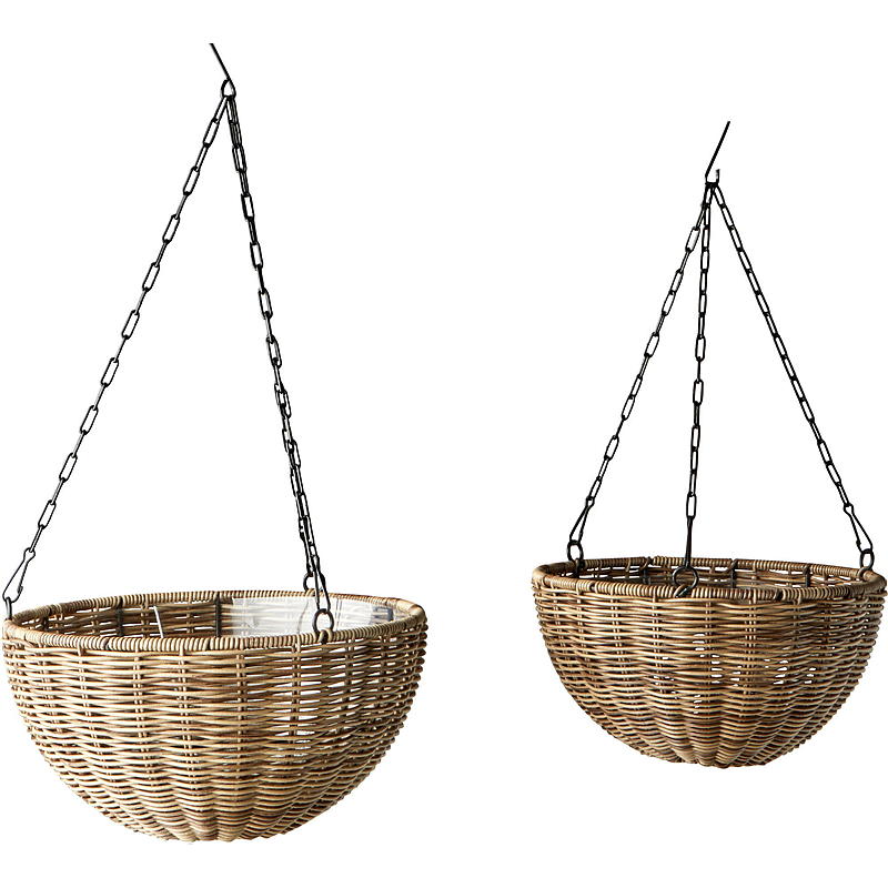 Hem Hängande kruka ø 30 cm, brun, Hageby