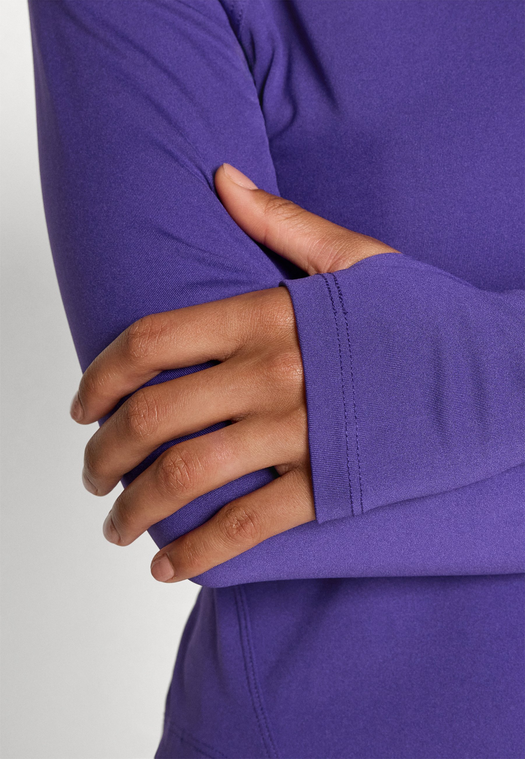 Maglia a maniche lunghe Nike Performance TEMPO - viola campo/argento riflettente