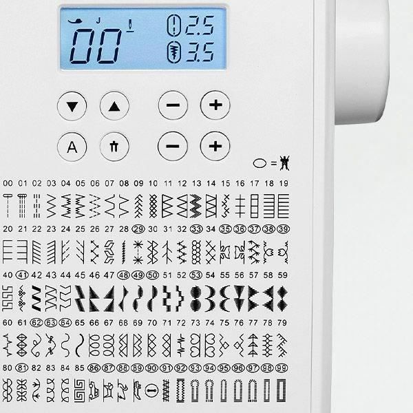 Macchina da cucire digitale - MEDION - SD 36 - 38W - 270 punti - 700 giri/min - LED - Bianca