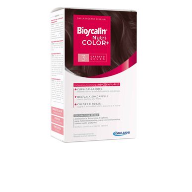 Bioscalin NutriColor Mørkebrun 3 Ammoniakkfri hårfarge Mørkebrun 1 enhet 1 enhet