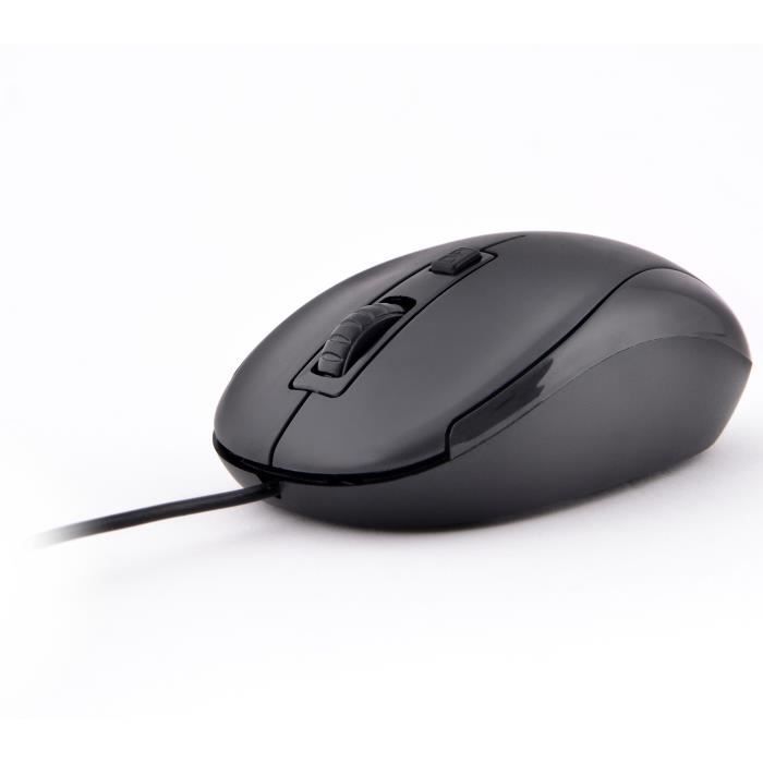 Mouse con filo - BLUESTORK - OFFICE 10 - PC/MAC - Nero