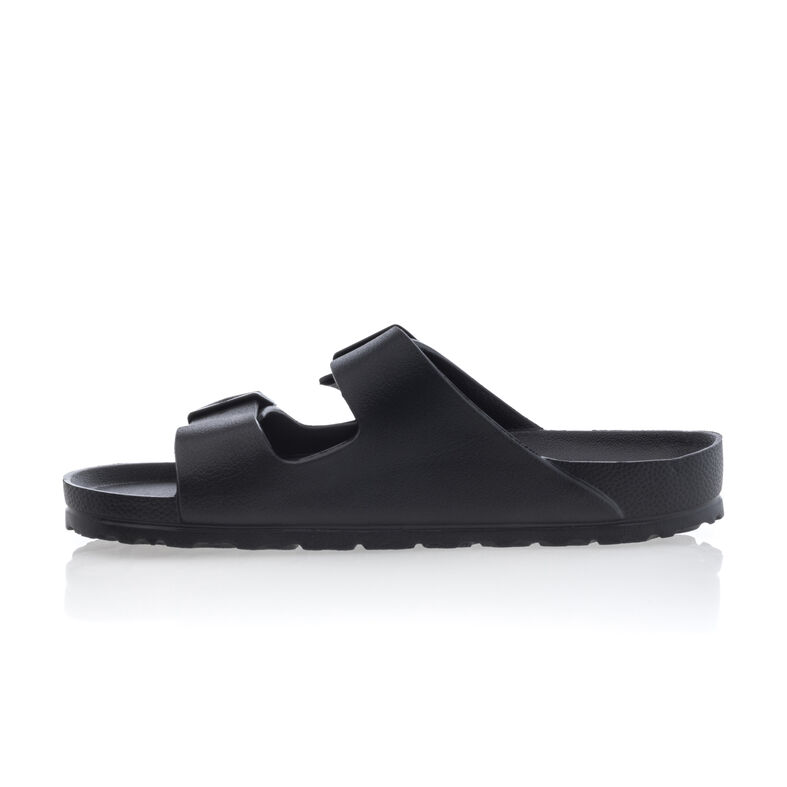 Férfi fekete flip-flop papucsok / tanga szandálok