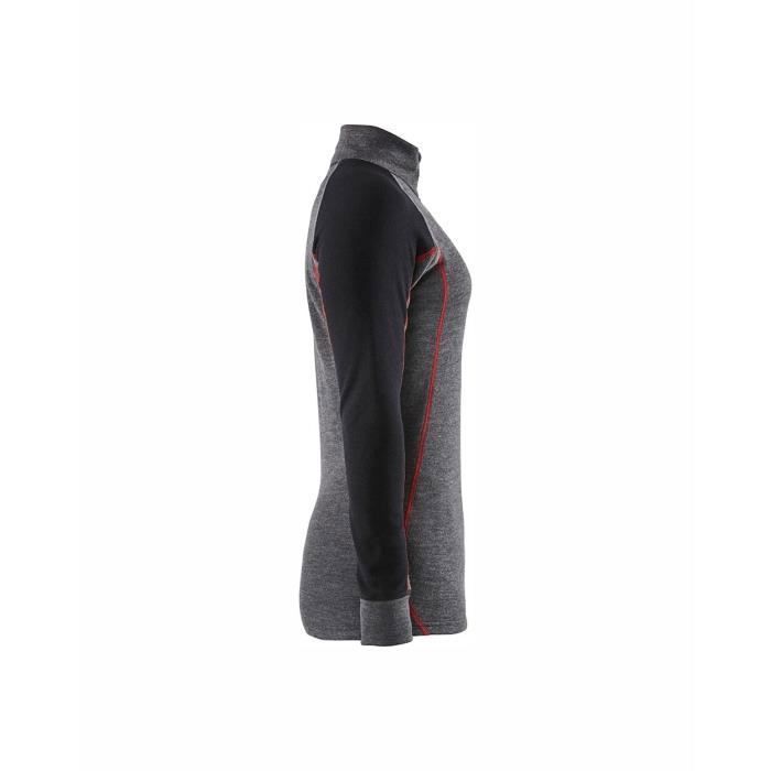 Sweatshirt col zippé femme Blaklader Xwarm