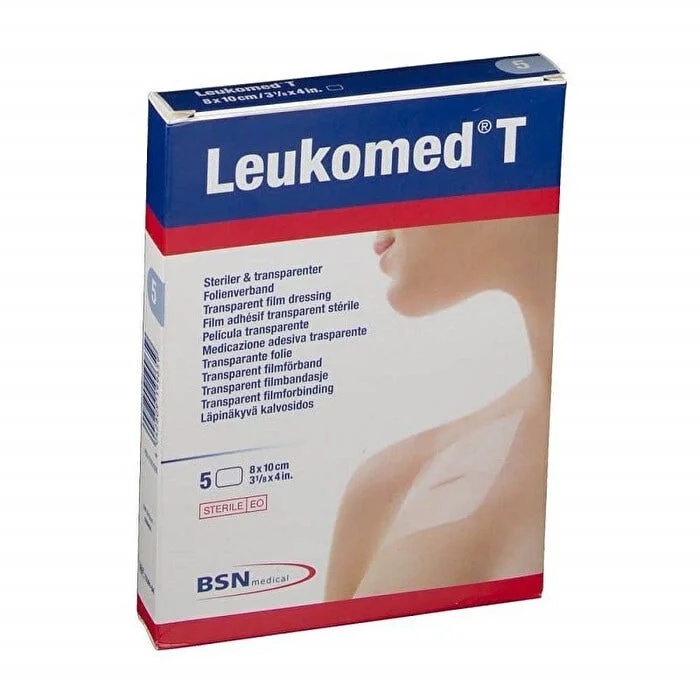 LEUKOPLAST Leukomed T 8x10 cm Transparante pleisters