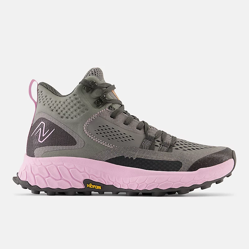 Γυναικείο Fresh Foam X Hierro Mid - Harbor Grey με Λιλά Σύννεφο και Μαύρο Τοπ